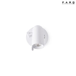 wall luminaire ORLEANS GU10 IP20, white matt 