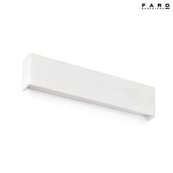 Lampada da parete NASH LED IP20, bianco opaco 