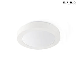 bath luminaire LOGOS E27 IP44, white matt 