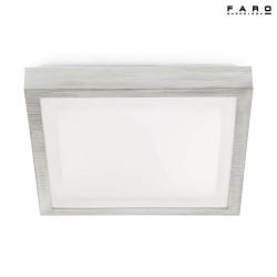 Luminaire de salle de bain TOLA E27 IP44, nickel satin 