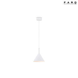 pendant luminaire PAM LED IP20, white matt 