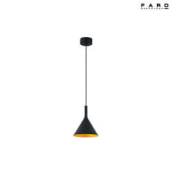 pendant luminaire PAM LED IP20, black 