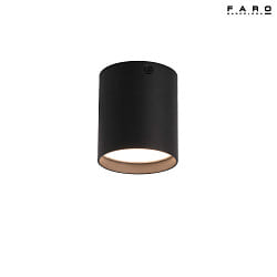 ceiling luminaire HARU LED IP20, black matt 