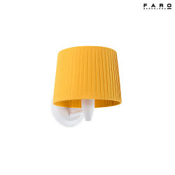 wall luminaire SAMBA E27 IP20, yellow, white 