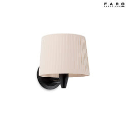 wall luminaire SAMBA E27 IP20, beige, black 