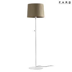 Lampada da terra SAMBA E27 IP20, verde, bianco opaco 