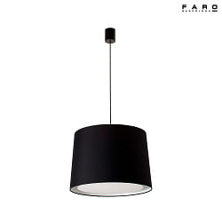 pendant luminaire CONGA E27 IP20, black matt 