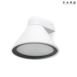 Luminaire mural dextrieur PALS E27 IP65, blanc mat 