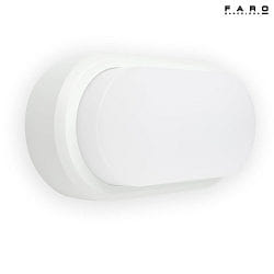 Applique da esterno FRED 245 LED IP65, bianco opaco 