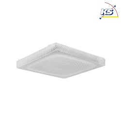 LED Wannenleuchte, IP50, kantig, quadratisch, prismatisch, wei, 65x65cm, 56W 4000K 7000lm