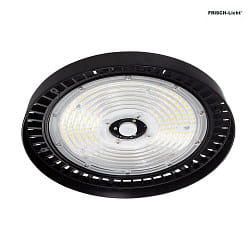 LED Hallentiefstrahler 1-10V DIM, IP65 IK08, direkt, flickerfrei, 1-10V dimmbar,schwarz,  25.4cm, 150W 4000K 25500lm 90