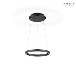 Luminaire  suspension SVEA-L40 haut bas, rglable, contrlable avec des gestes IP20, noir