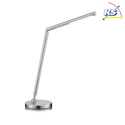 Table lamp DINA-T, nickel matt