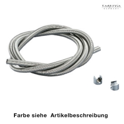 Spirale mit Kabel + Halterungen, 100cm, Messing matt