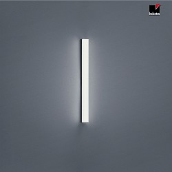 Luci da specchio LADO 60 breve, commutabile, con diffusore IP44, nero opaco 