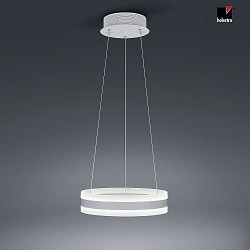 Luminaire  suspension LIV 40 haut bas, forme de l'anneau IP20, blanc mat gradable