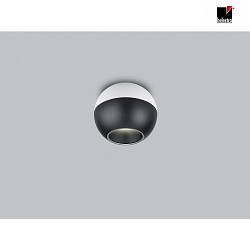 Luminaire de plafond ETO IP20, noir, blanche gradable