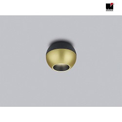 Luminaire de plafond ETO IP20, or, noir gradable