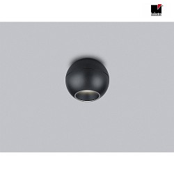 Luminaire de plafond ETO IP20, noir gradable