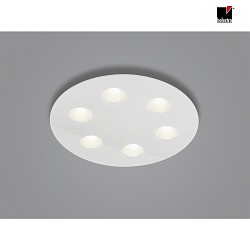 Plafoniera NOMI LED IP20, bianco dimmerabile