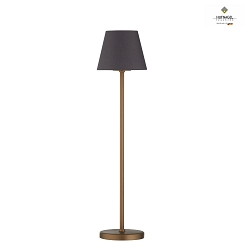 Table lamp base ELLA, height 46cm, with cable switch, for shade HU-S013-01 to HU-S013-77, ML Bronze