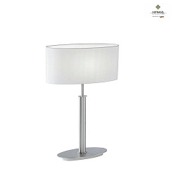Lampada da tavolo ARUBA E27 IP20, Bianco dimmerabile