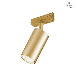 1-phase trackspot CAMINO for MULTICOLOR-SYSTEM 20, incl. adaptor, rotatable & swiveling, ML Brass