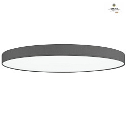 LED ceiling luminaire LUNA X,  30cm, 22W 2700K 1880lm, dimmable, chintz, taupe