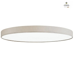 LED ceiling luminaire LUNA X,  40cm, 30W 3000K 3500lm, dimmable, chintz, melange