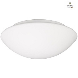 LED ceiling luminaire JOIZ, IP44,  36cm, with bayonet lock, seamless dimming, white frosted opal glass, 20W 4000K 2700lm