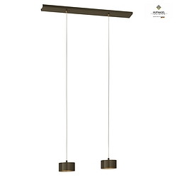 Luci a sospesione TIZIAN 2-Lampadine GX53, Ottone, terra