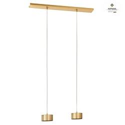 Luci a sospesione TIZIAN 2-Lampadine GX53, Ottone