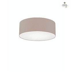 Ceiling luminaire MARA,  40cm, 3x E27, white fabric cover below / Chintz, melange