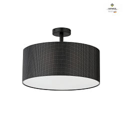 ceiling luminaire MARA SCOOP  40CM with spacer E27, dark grey, titanium