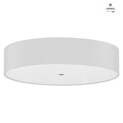 Luminaire de plafond ALEA 50 E27 IP20, nickel mat, blanc mat gradable