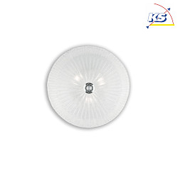 Ceiling luminaire SHELL PL3 Wall luminaire, 3 flames, E27, transparent