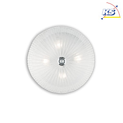 Ceiling luminaire SHELL PL4 Wall luminaire, 4 flames, E27, transparent