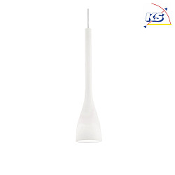 Pendant luminaire FLUT SP1 BIG, E27, white