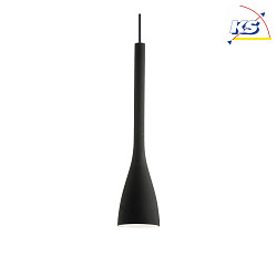 Pendant luminaire FLUT SP1 BIG, E27, black