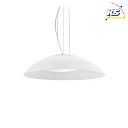 Pendant luminaire LENA SP3 D64, 3 flames, E27,  64cm, white