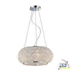 Luci a sospesione PASHA SP6 6-Lampadine E14 IP20, Cromo