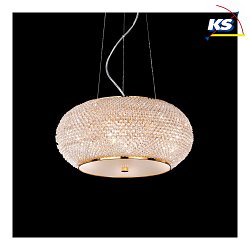 Luci a sospesione PASHA SP6 6-Lampadine E14 IP20, Oro