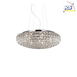 Pendant luminaire KING SP7, 7 flames, G9, 40W, chrome