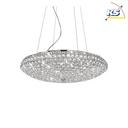 Pendant luminaire KING SP12, 12 flames, G9, 40W, chrome