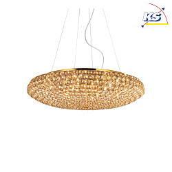 Pendant luminaire KING SP12, 12 flames, G9, 40W, gold