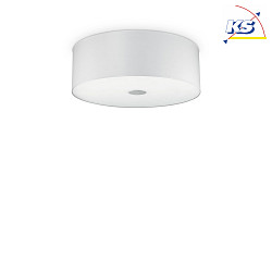 Luminaire de plafond WOODY PL4 4 flammes E27 IP20, blanche