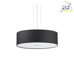 Luci a sospesione WOODY SP5 5-Lampadine E27 IP20, Nero