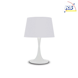 Table lamp LONDON TL1 BIG, E27, white