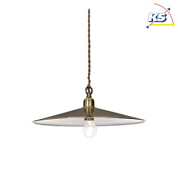 Luminaire  suspension CANTINA SP1 E27 IP20, laiton antique