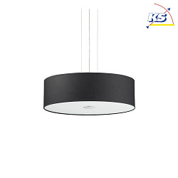 Luci a sospesione WOODY SP4 4-Lampadine E27 IP20, Nero